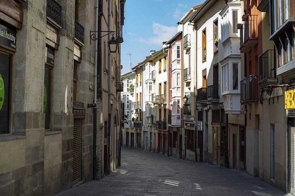 calle Correría en Vitoria