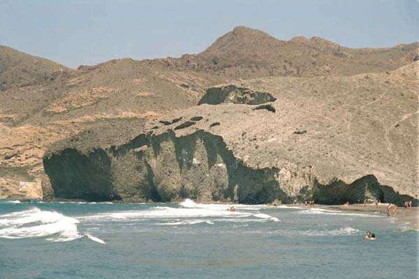 Playa del Mónsul en Cabo de Gata Playa del Mónsul en Cabo de Gata