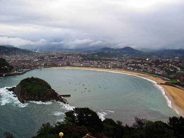 Playa de la Concha, en San Sebastián Playa de la Concha, en San Sebastián