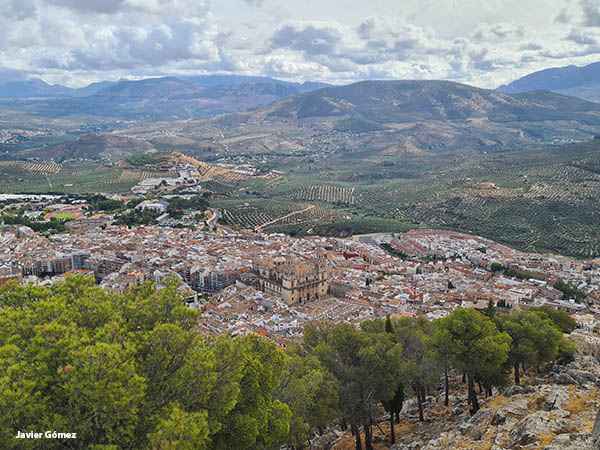 vistas de jaen desde el mirador de la cruz vistas de jaen desde el mirador de la cruz