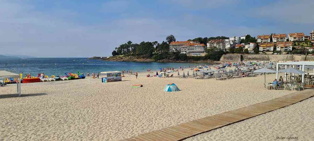 que ver en sanxenxo playa de silgar